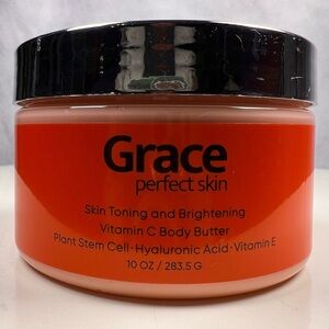 🍊 Grace Skin Toning And Brightening Vitamin C Body Butter 10oz/283.5g Hyaluronic